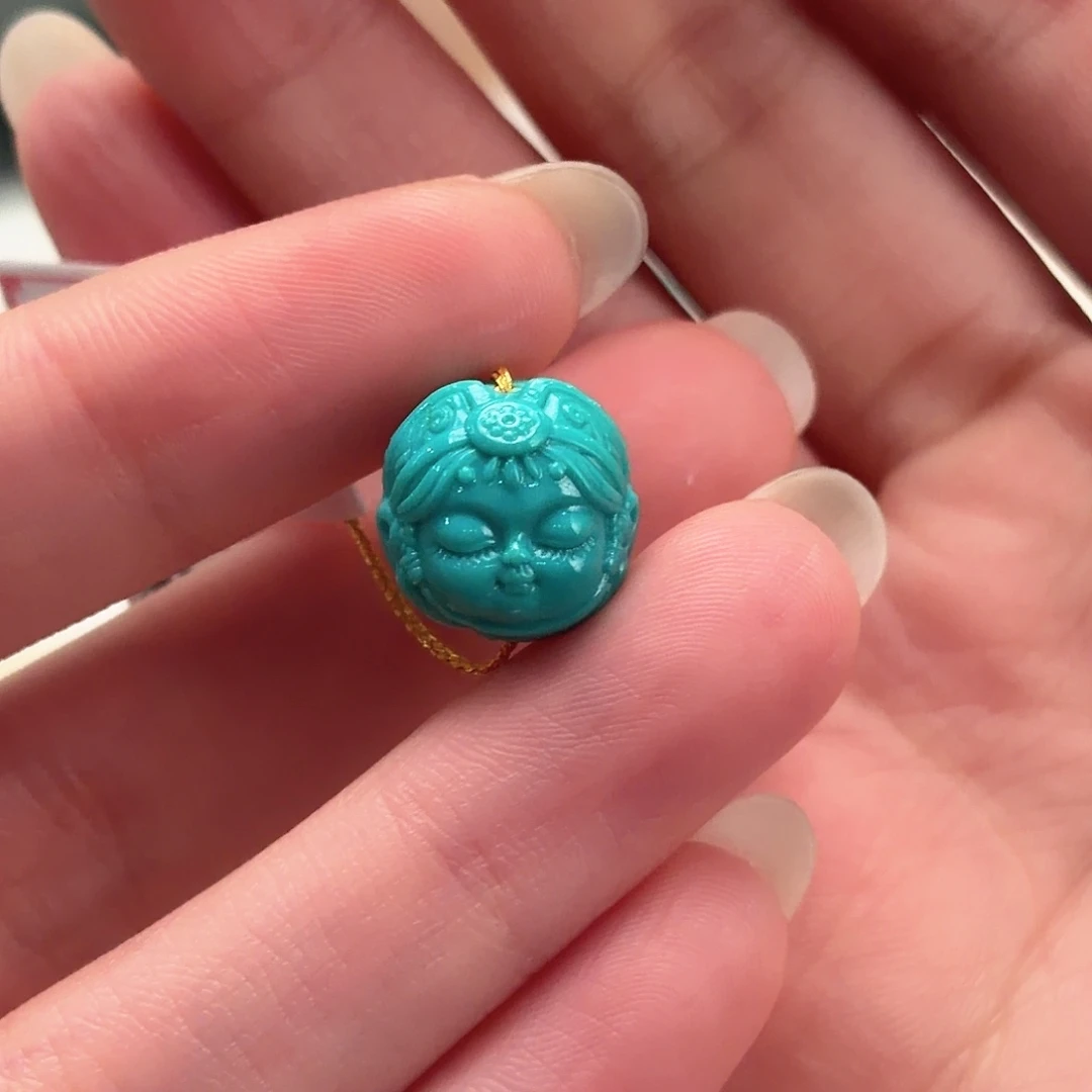 绿松石未镶嵌颈饰