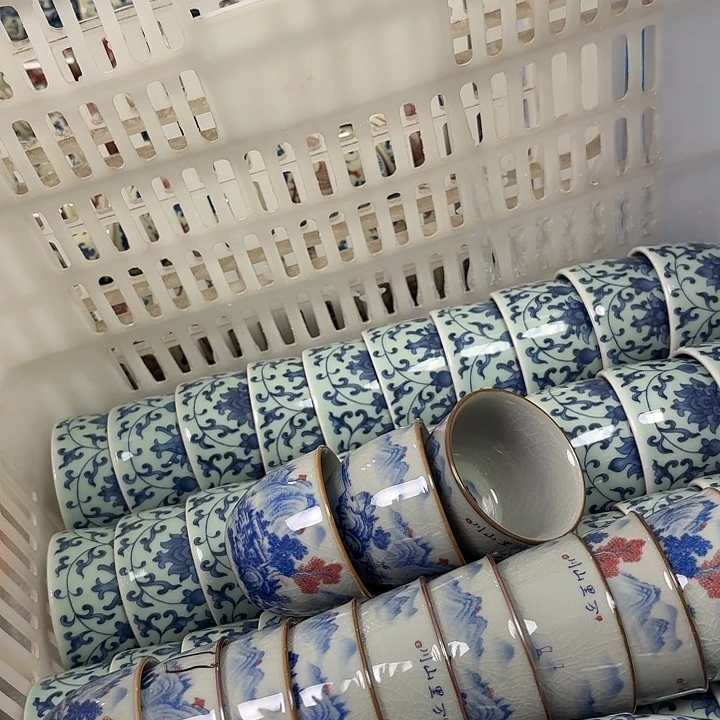 戀***笙瓷片老陶泥客杯微瑕拍一发10