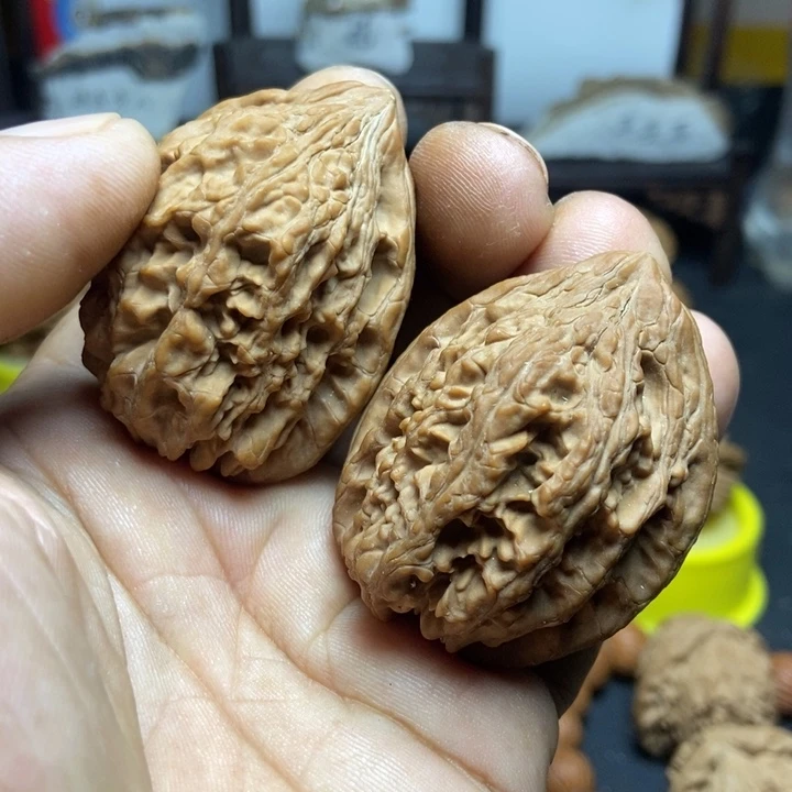 把件文玩核桃迦****叶大沽石