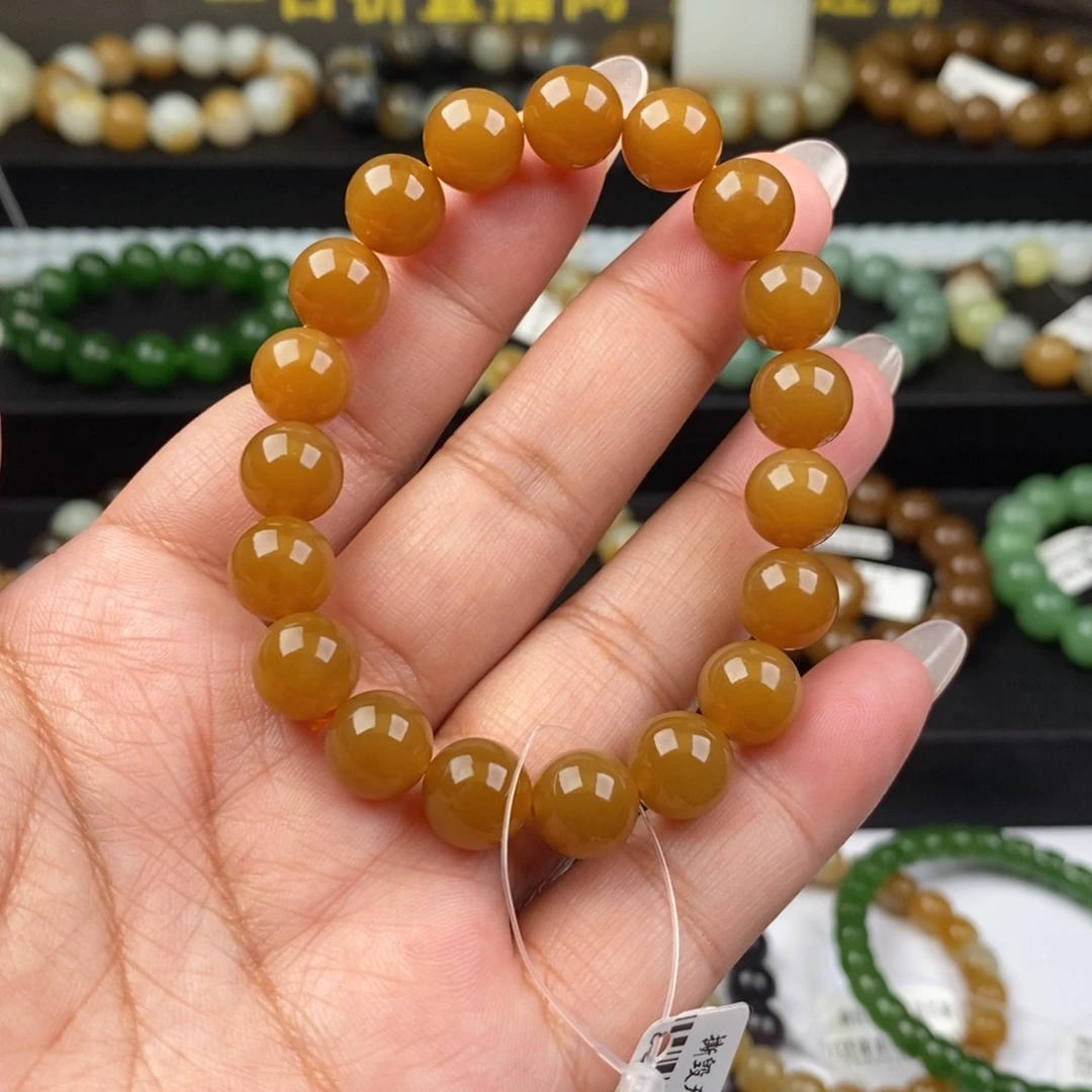 和田玉手串未镶嵌