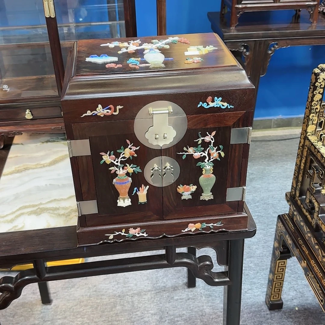【闪购商品】红酸枝木类成套家具用****2官皮箱