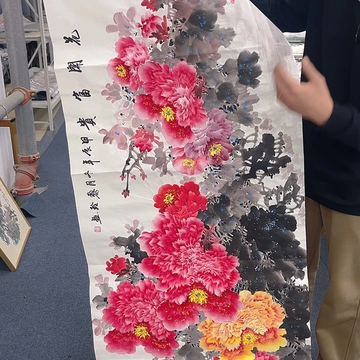 国画纯手绘字画宣纸