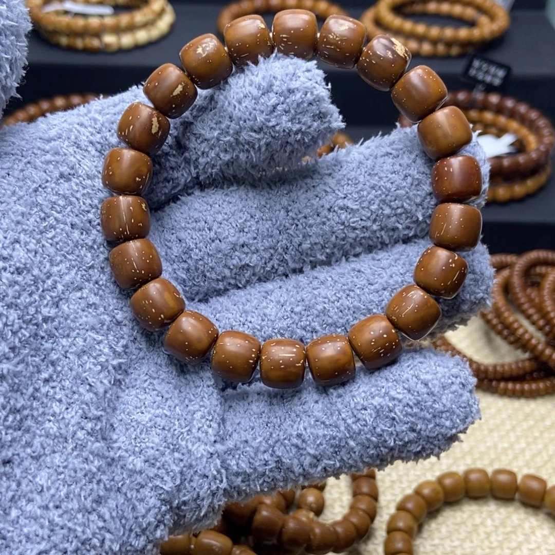 紫金鼠手串实心老型卡10.5眼不好