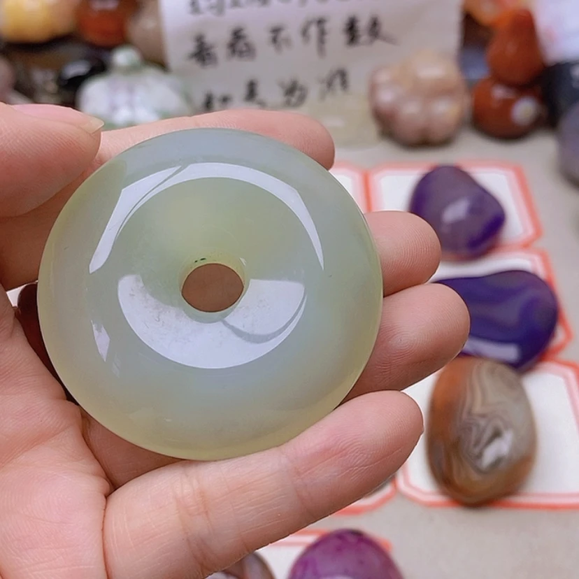 【闪购商品】未镶嵌玛瑙/玉髓珠宝半成品野*?