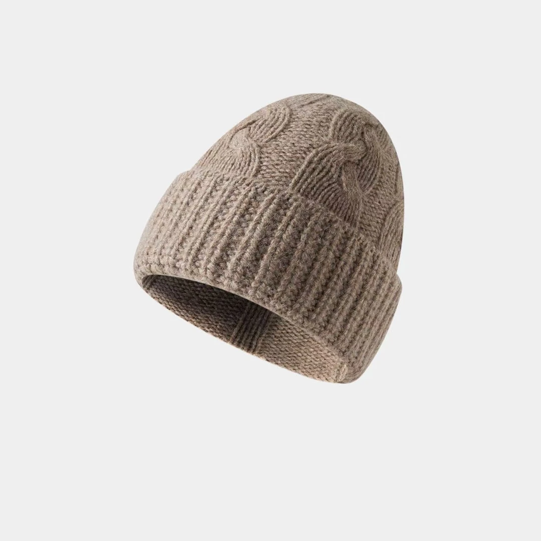 【澳洲进口 Baby Cashmere 山羊绒】针织通勤帽保暖女款冬季-lb