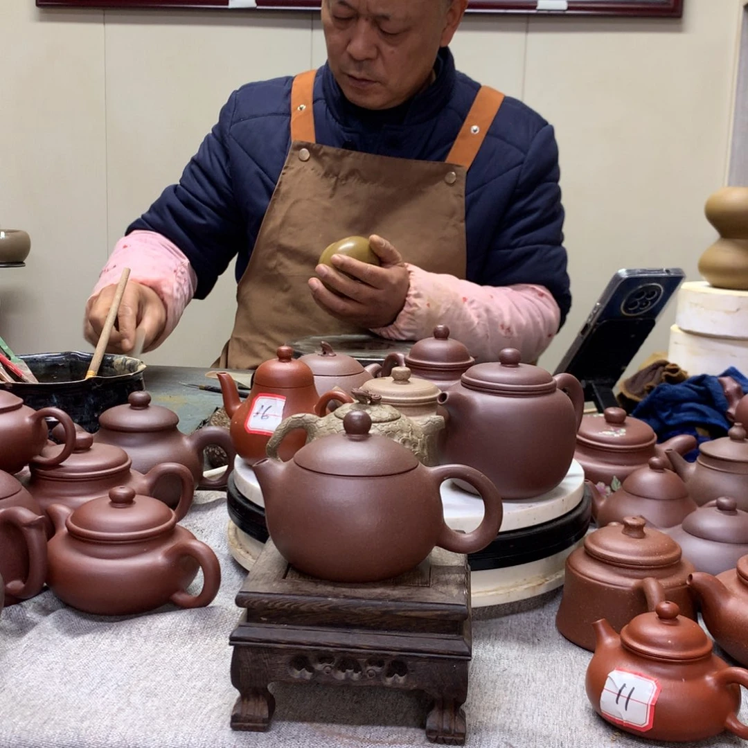 茶壶紫泥西施200 C半手工制作