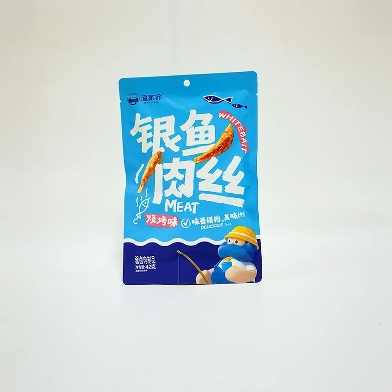 【临期特价】渔家翁银鱼肉丝烧烤味酱卤肉制品42g办公休闲零食