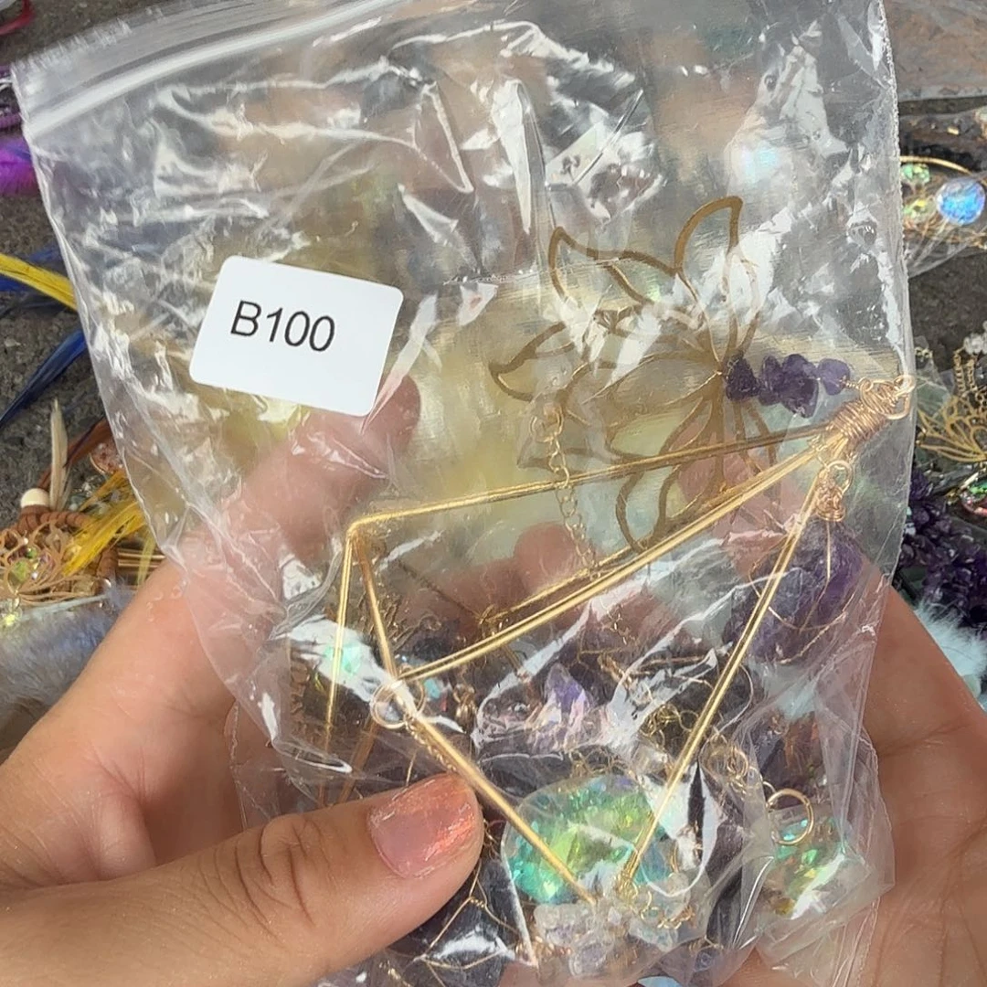 小***岁未镶嵌颈饰紫晶紫水晶