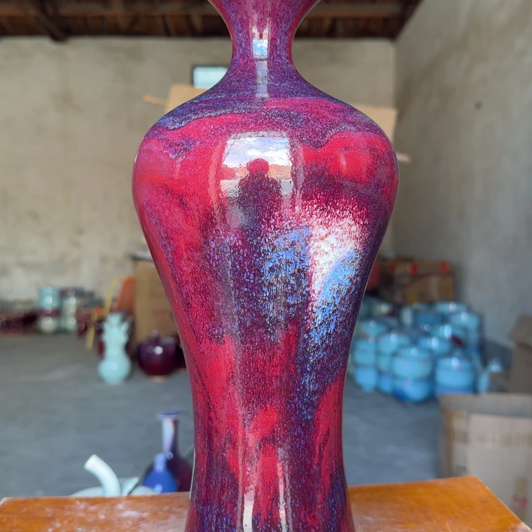 陶摆件郑家钧窑摆件微瑕