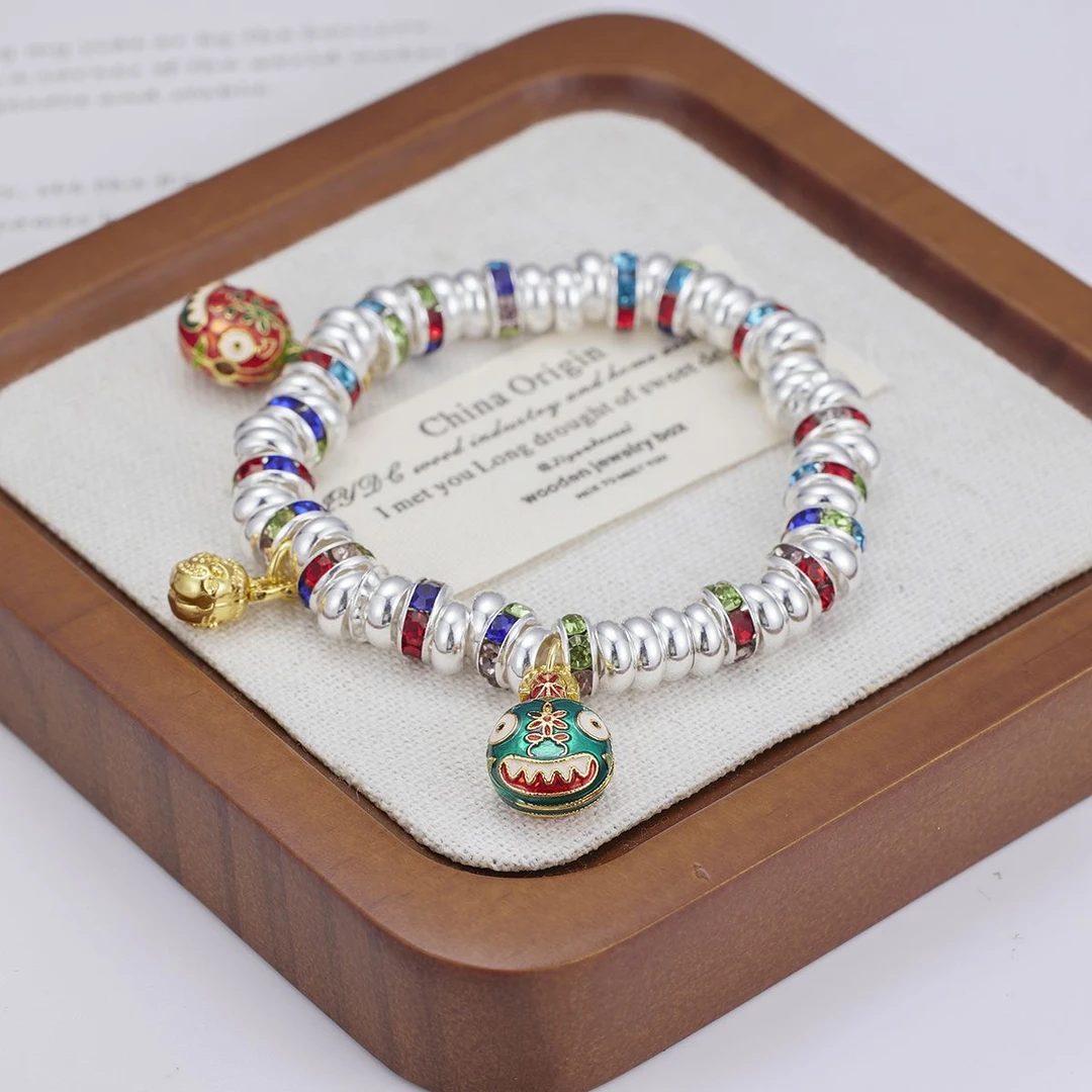 足银银制品 足银银制品 【903号】38g吞金兽手链