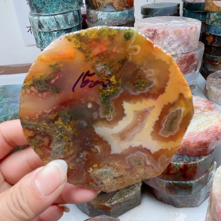 定制玛瑙自***心定制水草玛瑙手镯