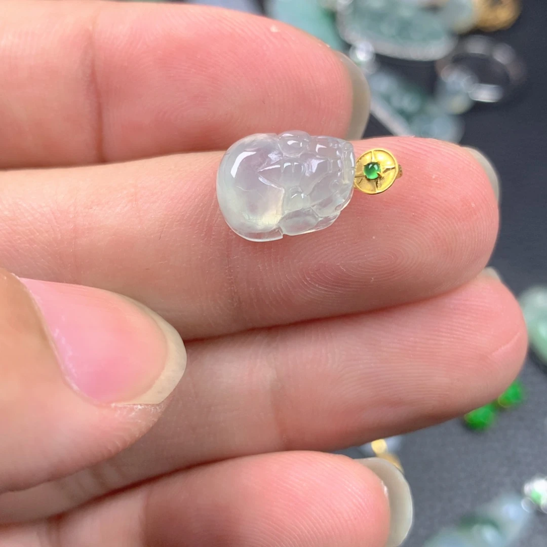 【闪购商品】翡翠18K金镶嵌颈饰翡翠