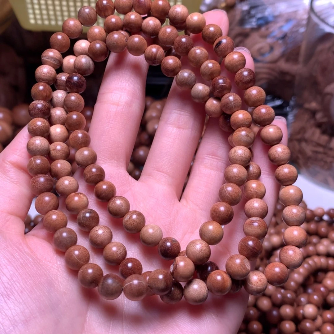 【闪购商品】檀香木手串/手链天**在老山檀香7瑕疵