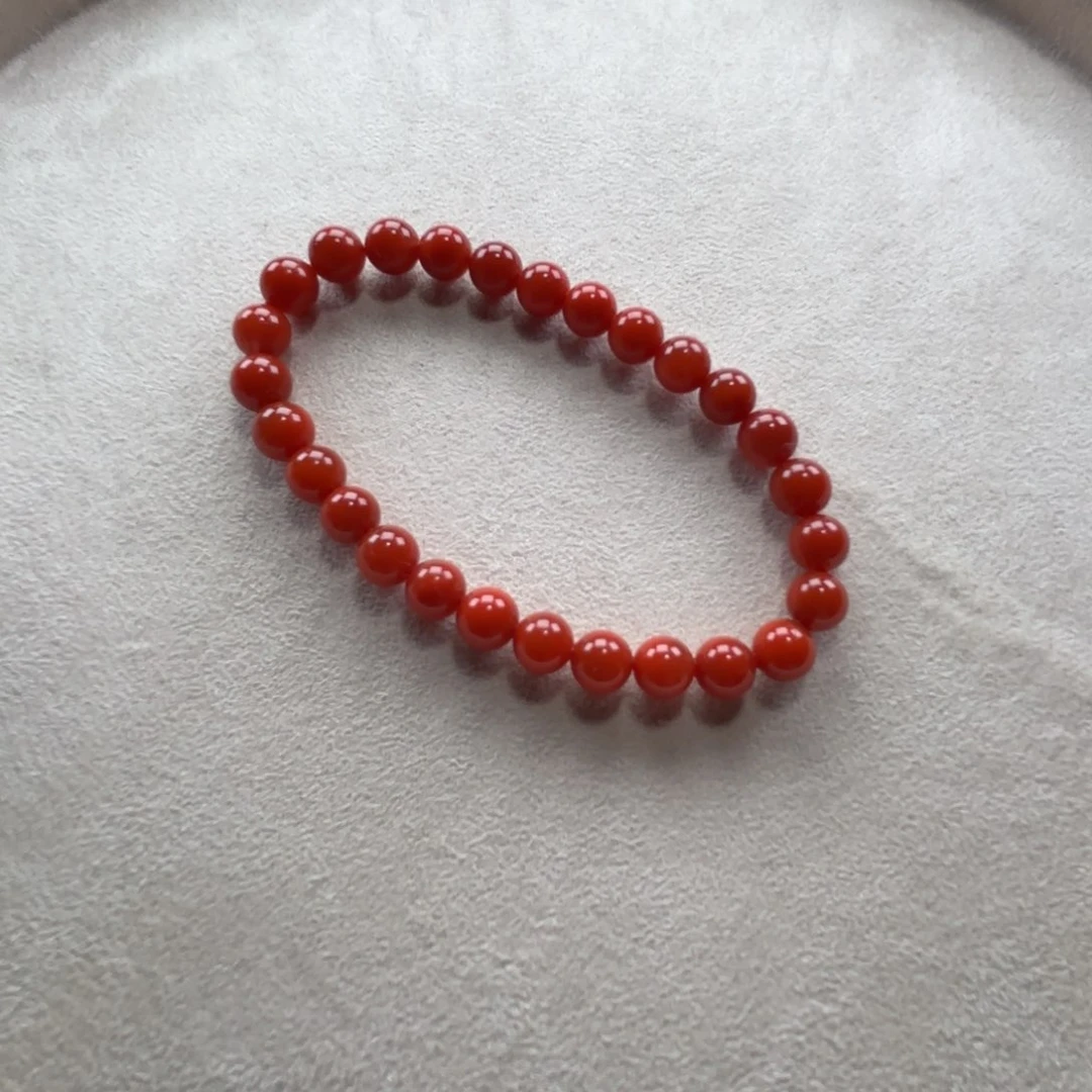 南红玛瑙7➕手串未镶嵌