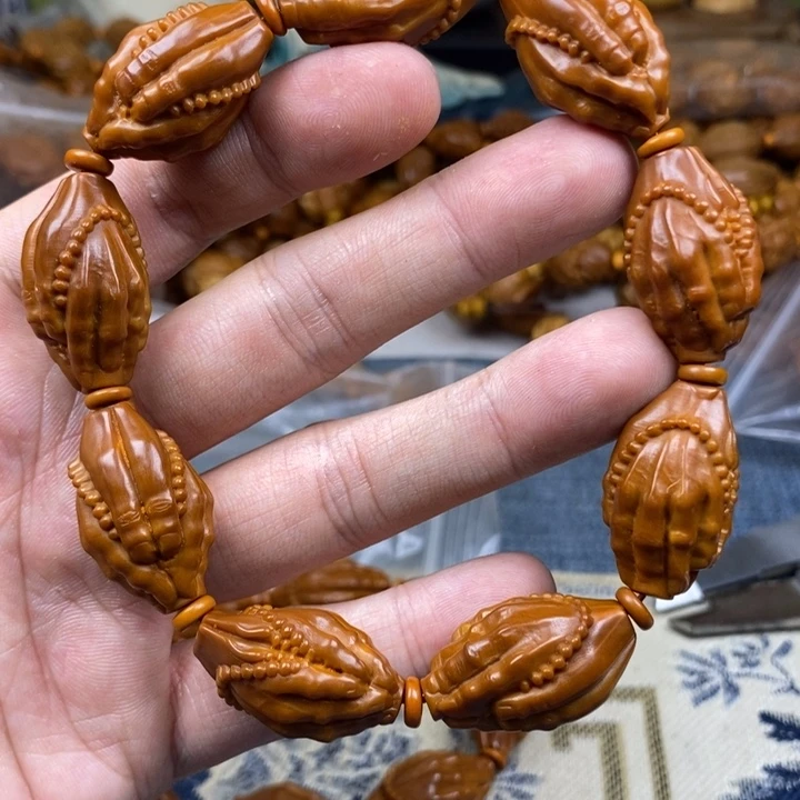 橄榄核手串/手链橄榄核雕工艺手串