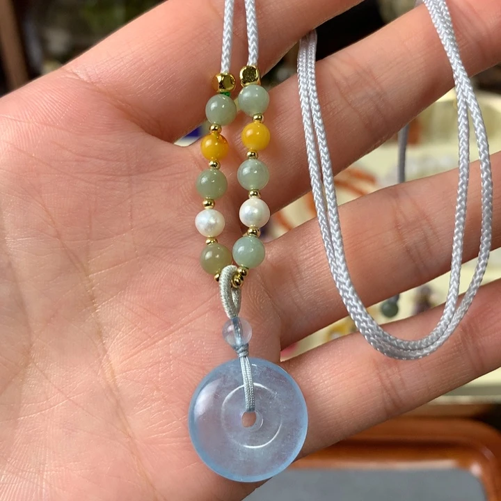 未镶嵌葡萄石珠宝半成品