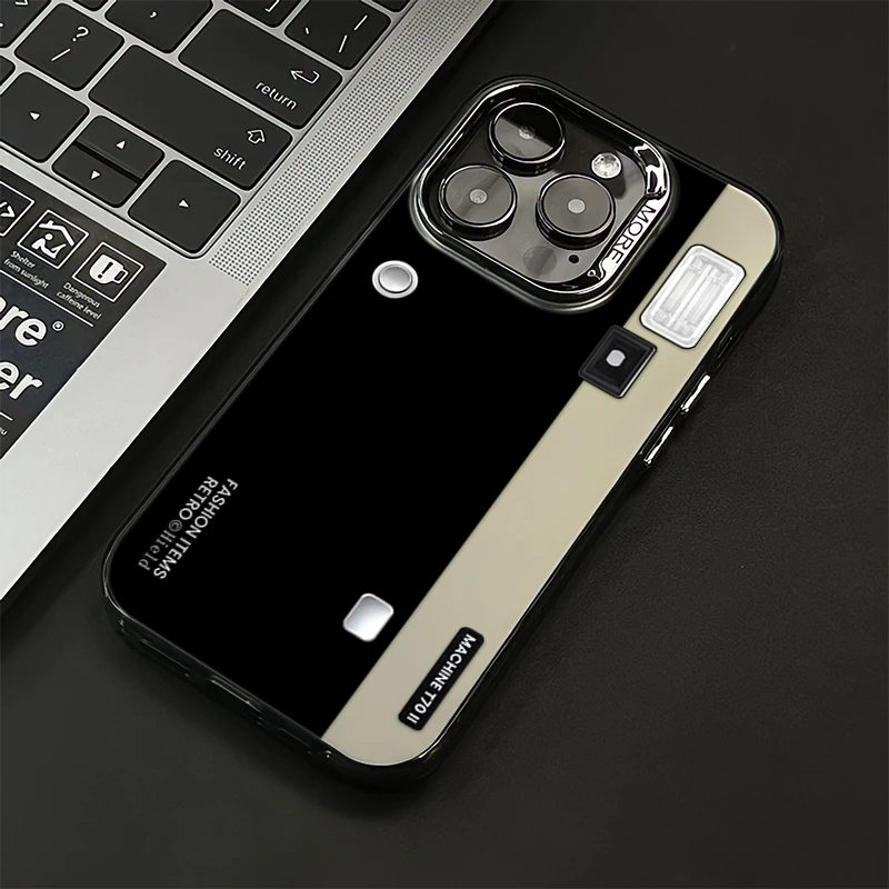 简约复古适用iphone16/15手机壳14/13pm苹果12promax创意11保护套