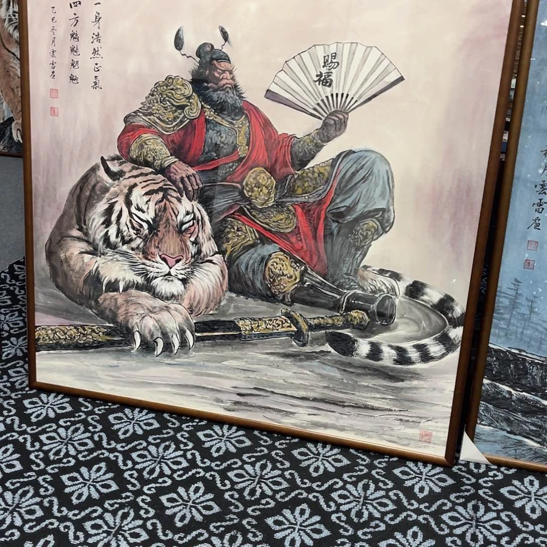 郎***楼国画手绘国画钟馗