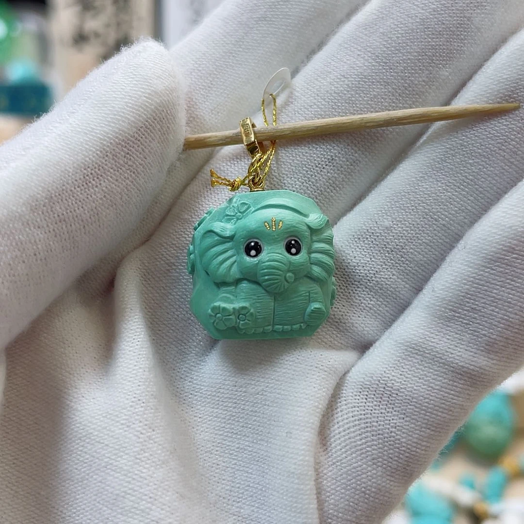 绿松石珠宝奇石未镶嵌