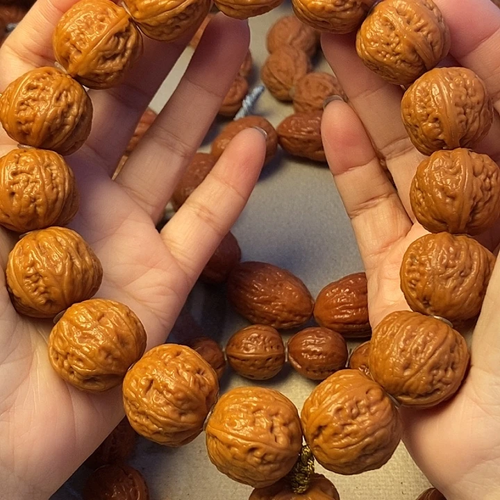 文玩核桃手串珊瑚纹