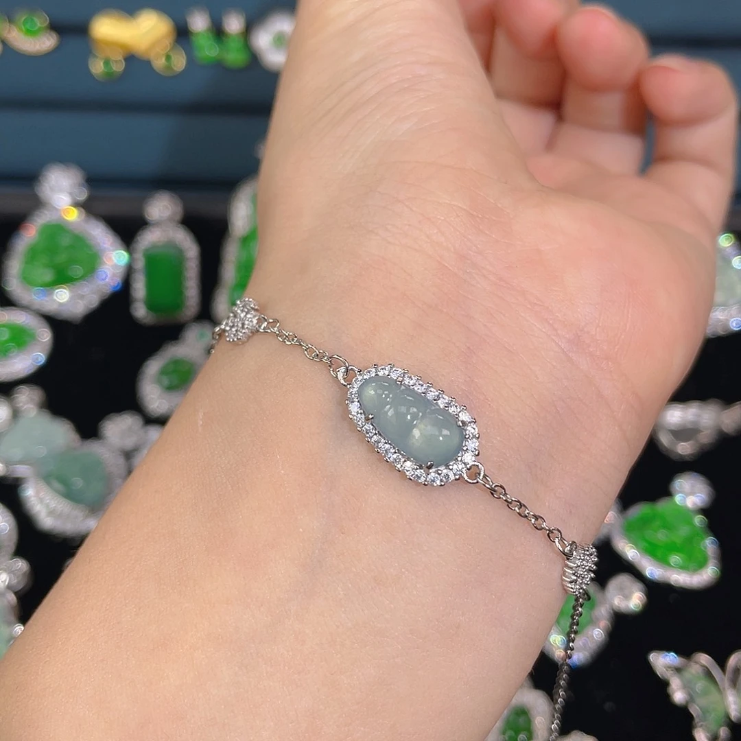 未镶嵌手链翡翠手链