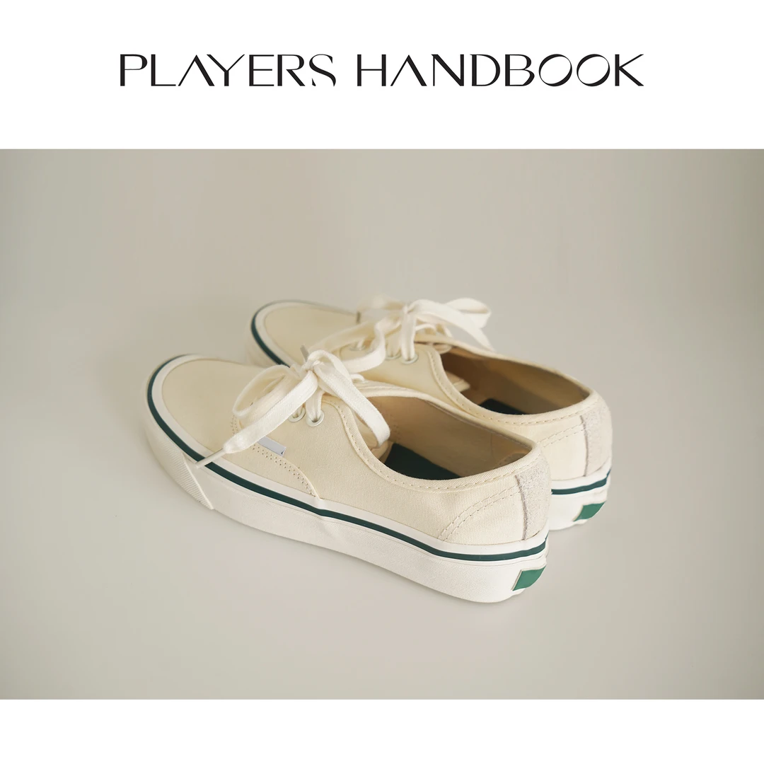 Players Handbook穿搭刚需潮流百搭撞色线条时尚帆布鞋 PH1868