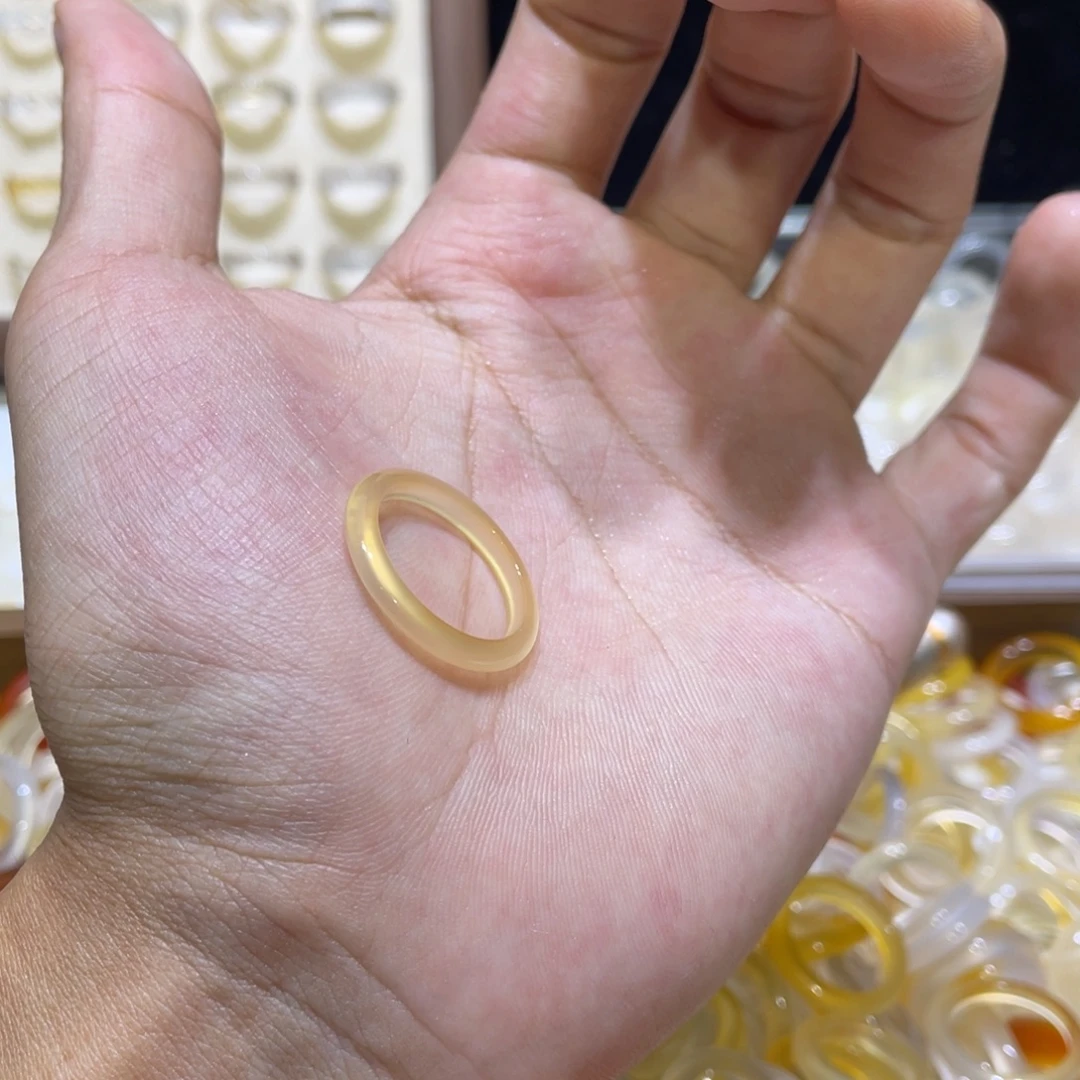 玛瑙/玉髓合金戒指36号港18