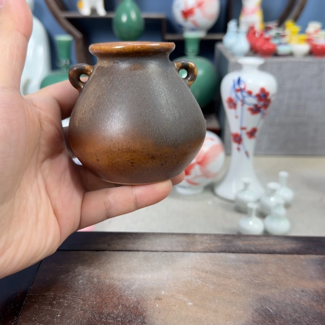 陶瓷手工小花器摆件