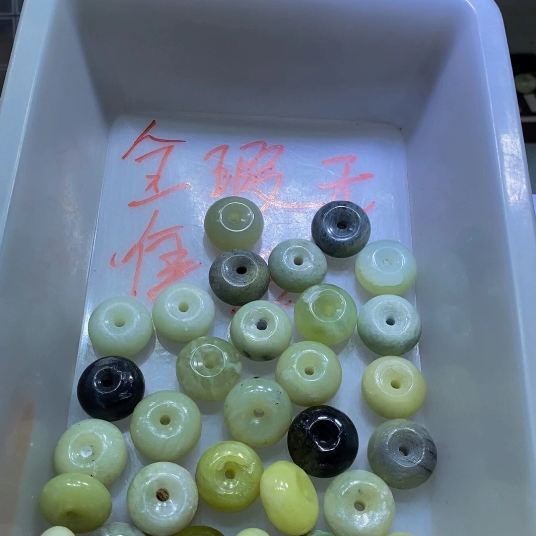 合金蛇纹石玉颈饰288