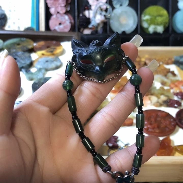 未镶嵌岫玉岫玉手链