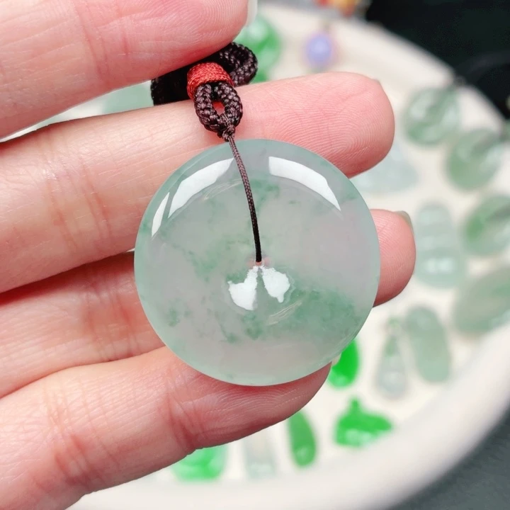 颈饰未镶嵌翡翠缅甸天然A货翡翠