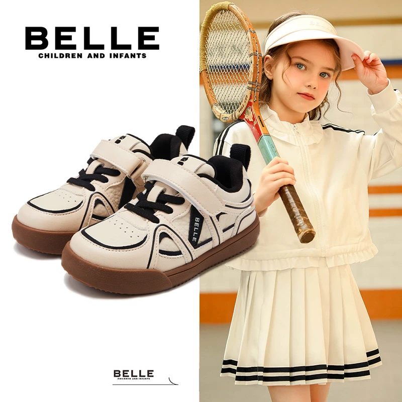 25秋冬季百丽儿童男女新款防滑百搭休闲运动鞋软底鞋L5Q308