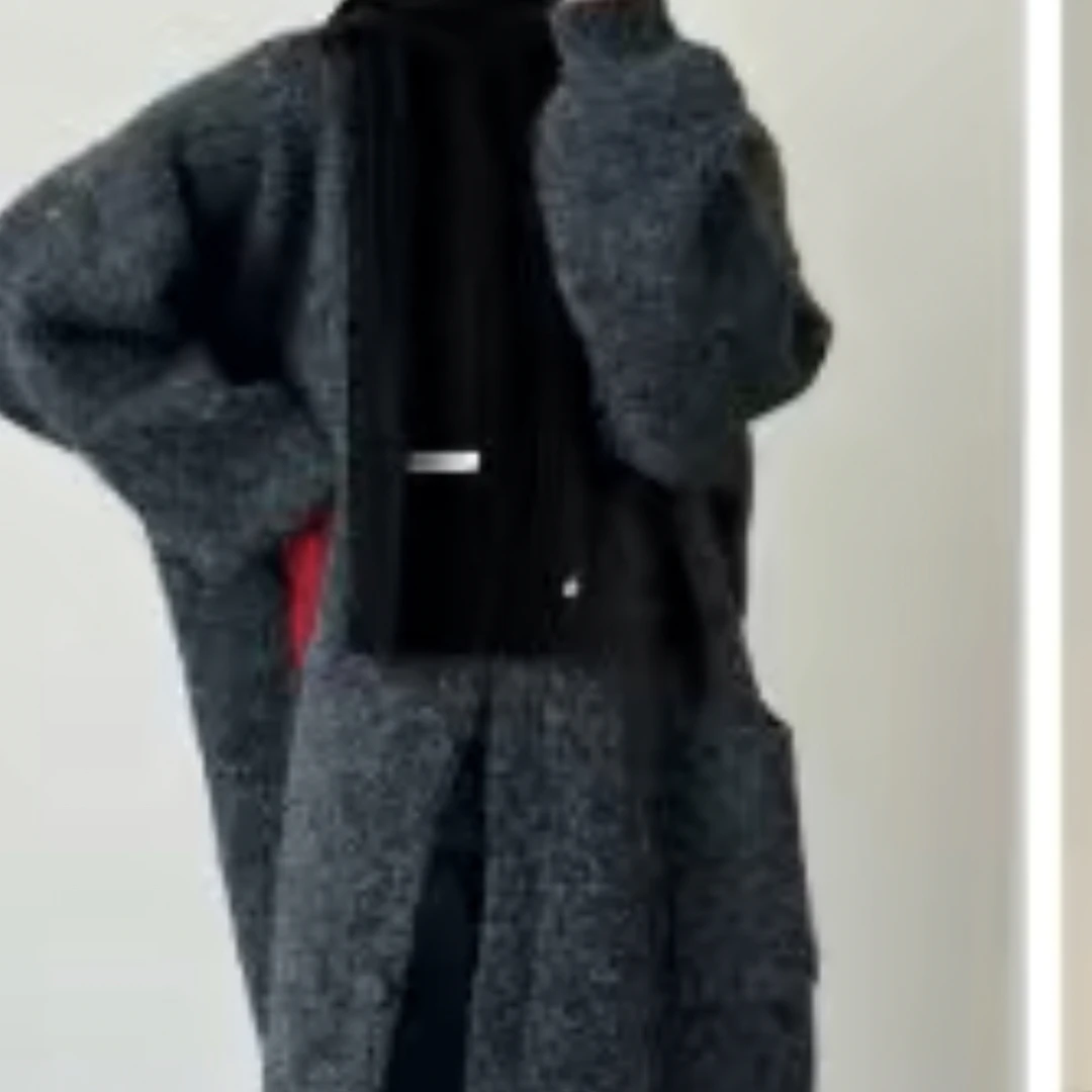 新款毛衣长款宽松版