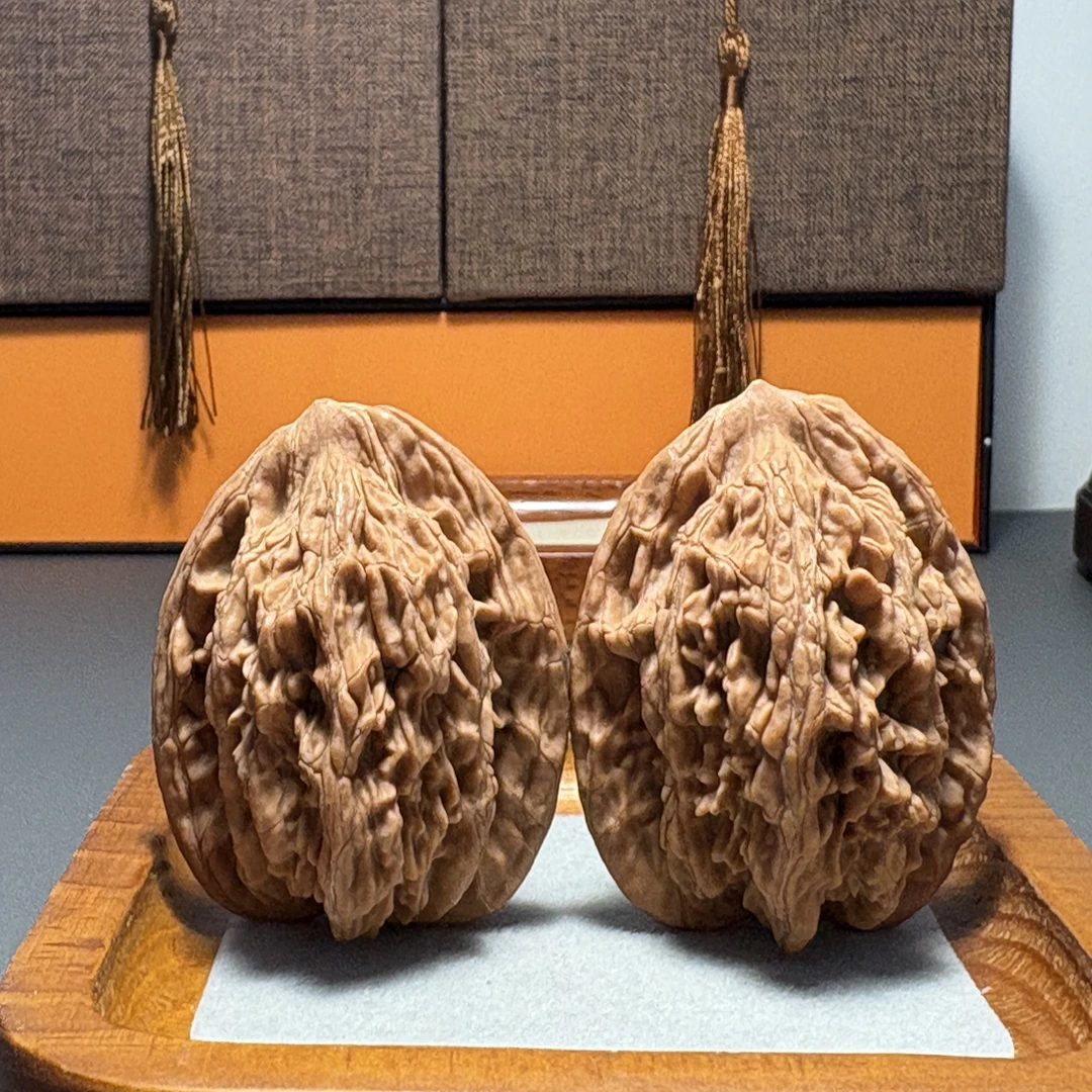 文玩核桃麦穗虎头全品无修0010