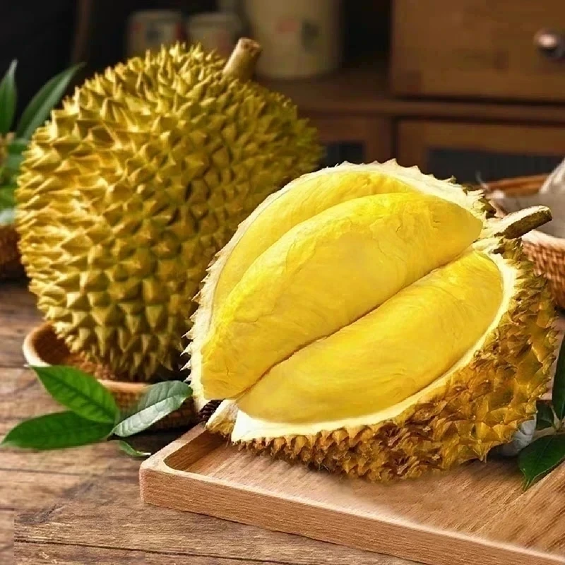 泰国干尧鲜榴莲一果一价1-5kg~直播间现场挑果剥果核小泰国干尧泰国