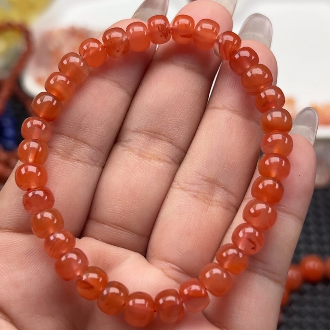 南红玛瑙未镶嵌颈饰