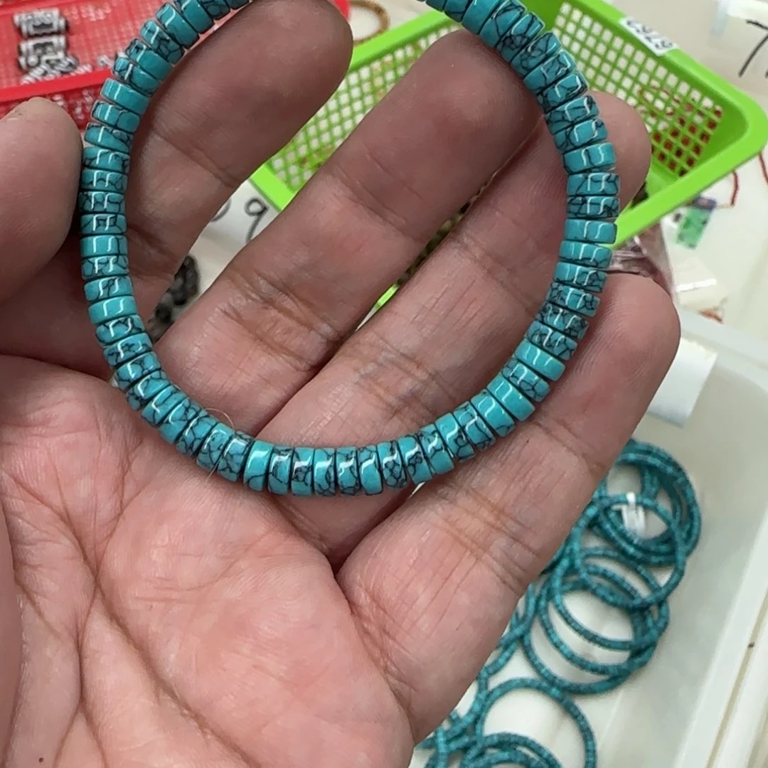 白玉菩提吊坠蓝色712