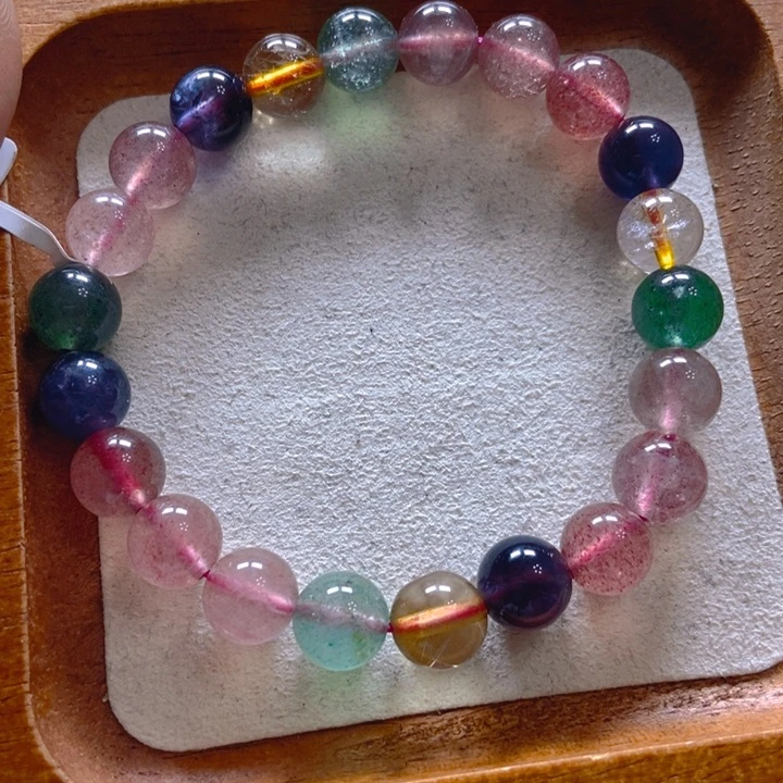 水晶手链未镶嵌多宝