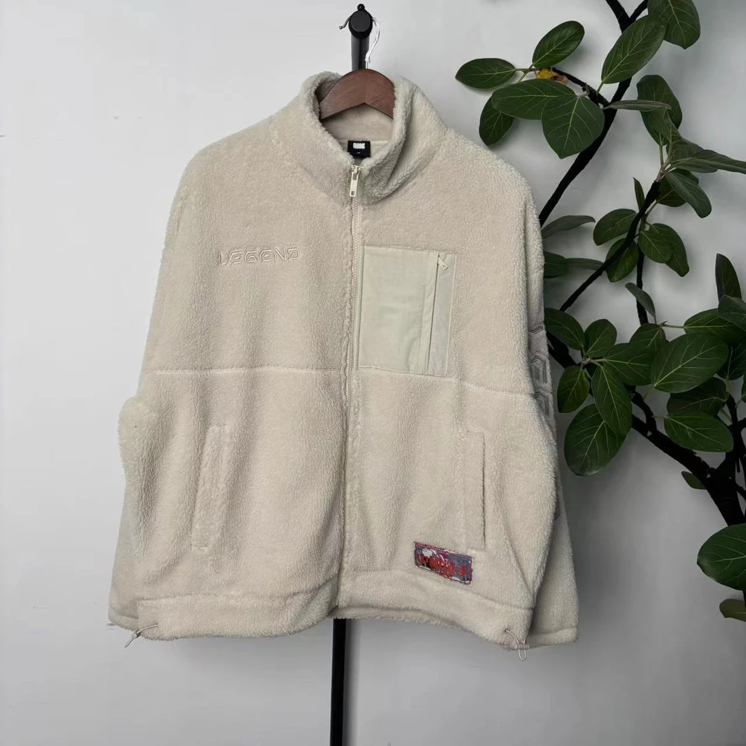 LNG83 男款冬季拼接口袋毛毛外套 LWDR043-3 DR043