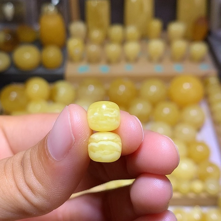 裸石蜜蜡未镶嵌天然俄料白花蜜蜡虎皮老型9.2