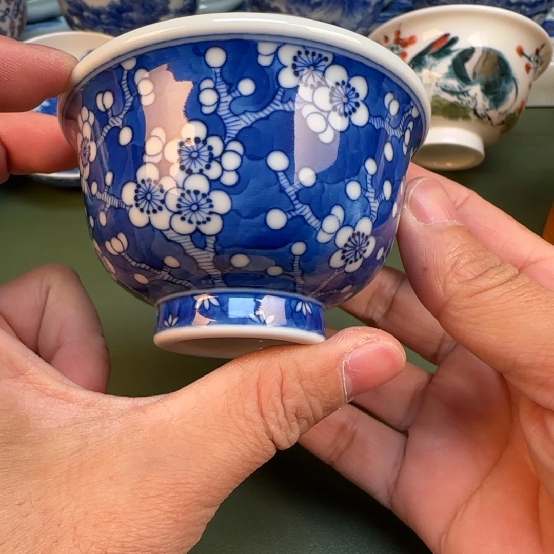 纯手工纯手绘茶具石头2