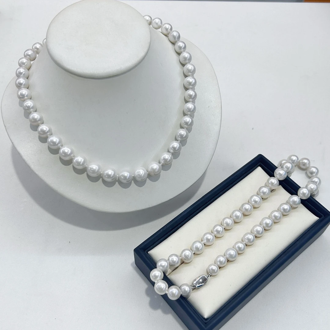 【罗伊伊推荐】淡水珍珠项链8-11mm S925银 YB0060（多样性发货发一）