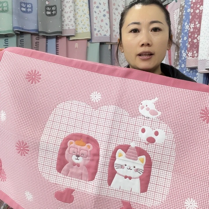 棉特价促销粉色猫咪