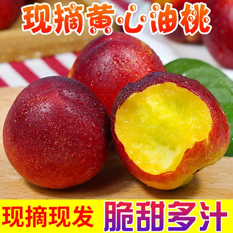 【买三斤送三斤】顺丰包邮正宗砀山麻点黄心油桃现摘现发脆甜多汁