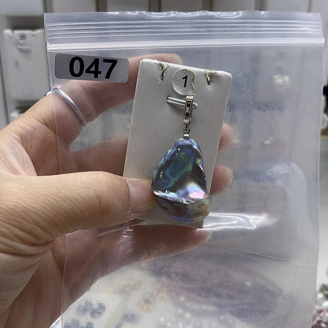 颈饰合金淡水珍珠