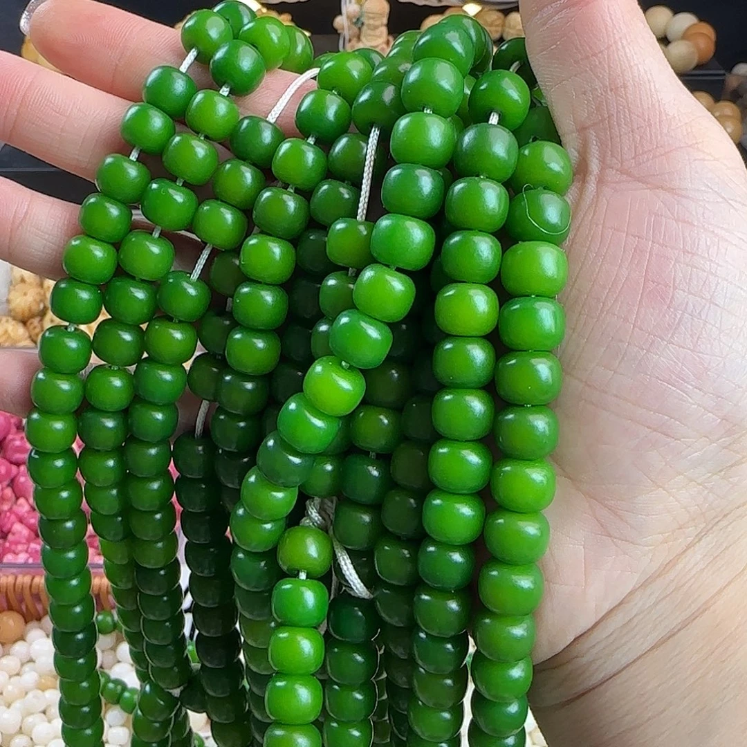 快***意手串菩提根/象牙果卡10青草绿桶6条