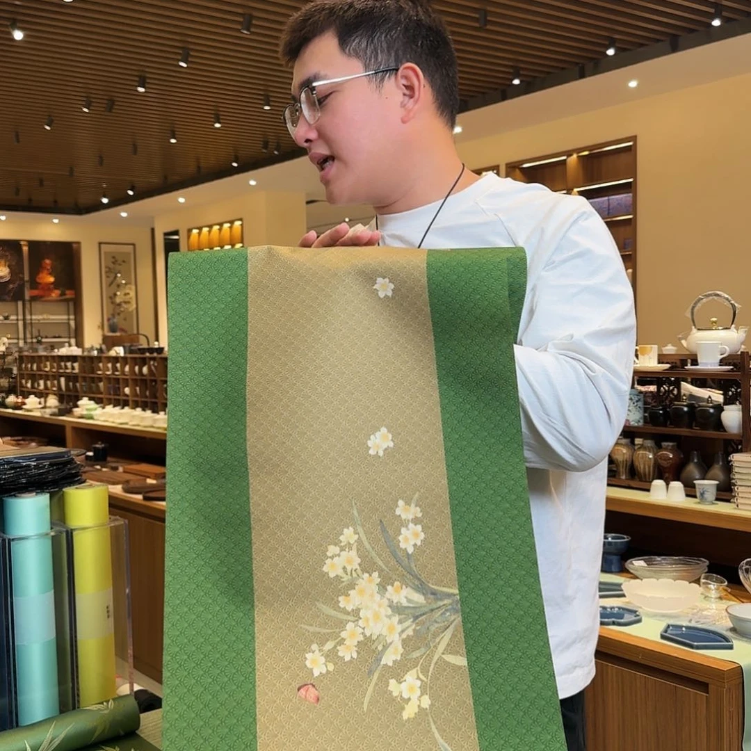 茶道配件茶席孤品二合一水仙两米一