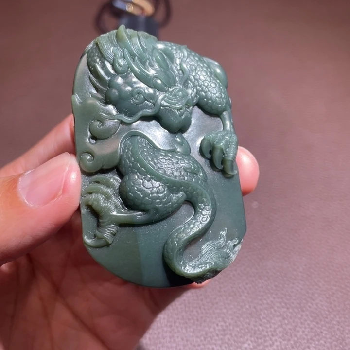 和田玉未镶嵌吊坠(不含链)