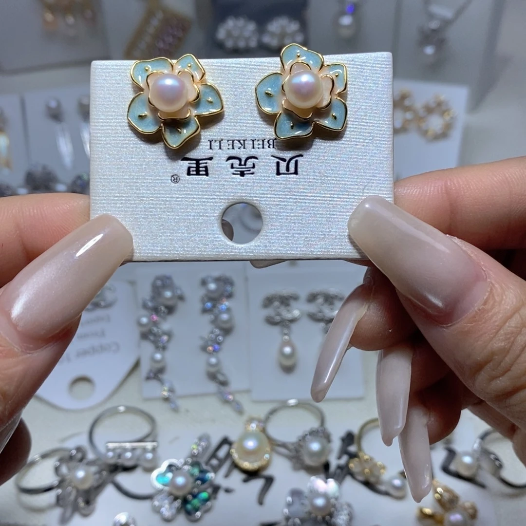 耳饰未镶嵌淡水珍珠