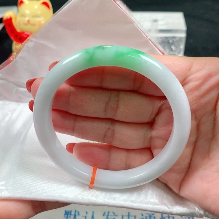 未镶嵌手镯翡翠编号DH1148 正圈58